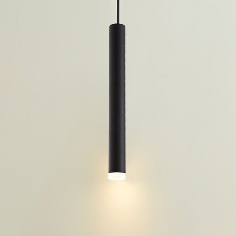 Pendre de tube en aluminium Minimalisme de lampal de plafond LED LED HORDING FOR POUR RABLÈME