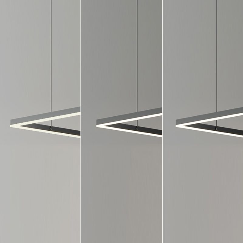 Moderne vierkante kroonluchter verlichtingsarmaturen Multi-tier hangende hanglampen