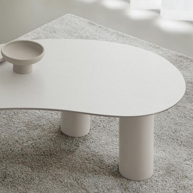 Wooden Geometric Contemporary Coffee Table 3 Legs Coffee Table