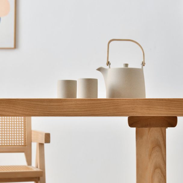 Modern Furniture Dining Set 1/2/4/5/6 Pcs Solid Wood Dining Table and Chairs