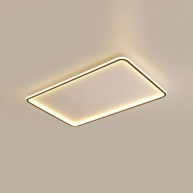Luminaire de plafond à montage encastré simplicité géométrie LED plafonnier
