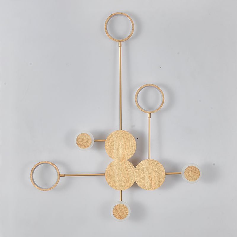 Multi -Leuchten rechteckige Wandlampen moderne Metallwandlampen im modernen Stil