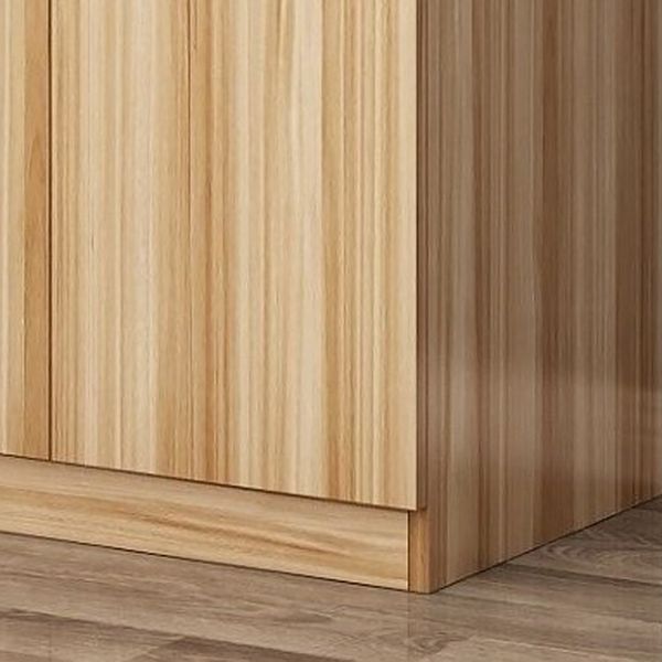 Contemporary Style Wood Wardrobe Soft Close Door Wardrobe Closet for Bedroom