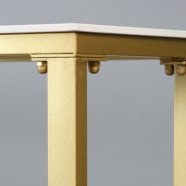 Glam Style Rectangle Bar Set 1/7 Pieces Stone Pub Dining Set for Dining Room