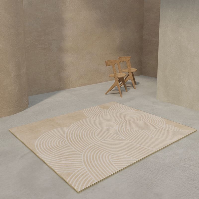 Grey Modern Rug Blending Graphic Rug Non-Slip Backing Rug for Drawing Room