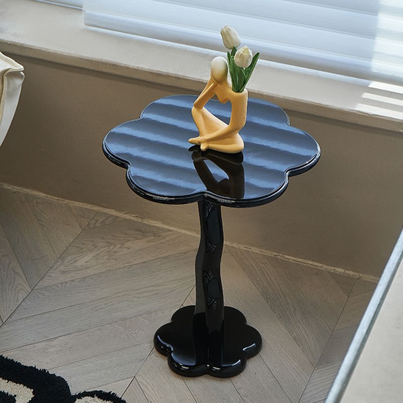 Modern Style Colored Irregular Side Table Wood End Table Set