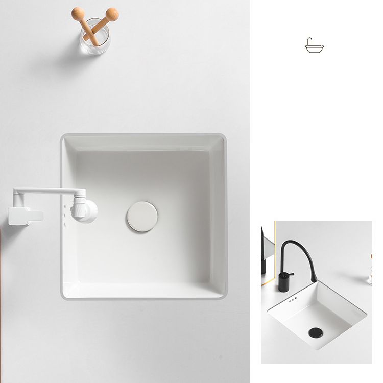 Modern Single Bowl Kitchen Sink Quartz Kitchen Sink with Round Shape