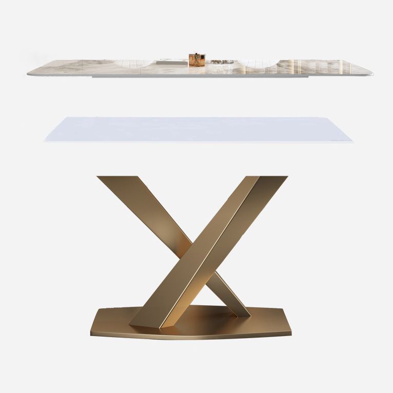 Minimalist 1/2/6/7 Pieces Furniture Stone Rectangle Dining Chairs Set for Home