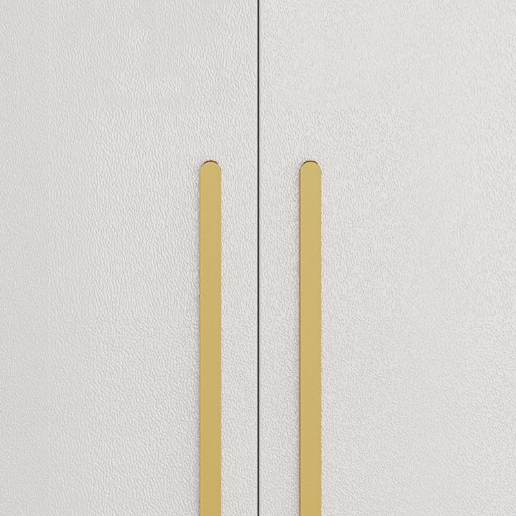 White Colour Wardrobe Wooden 1 Drawer Wardrobe Closet for Bedroom