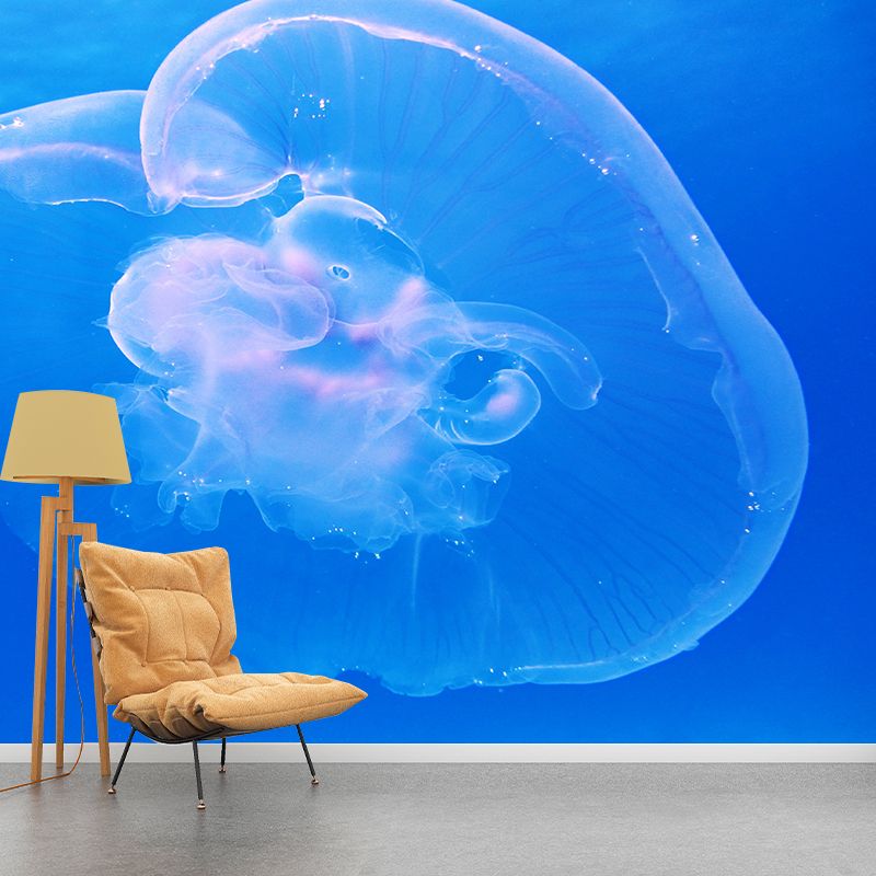 Planktonic Jellyfish Wall Decor for Dining Room Bedroom, Made to Measure