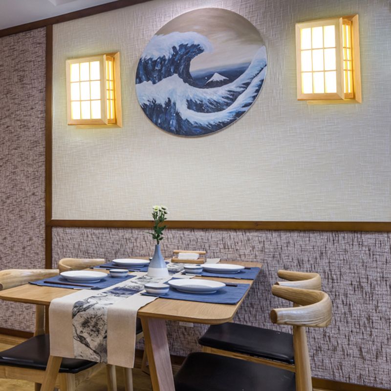 Géométrie murale murale en bois Forme de géométrie moderne LED Mur de la LED Lumière pour le salon