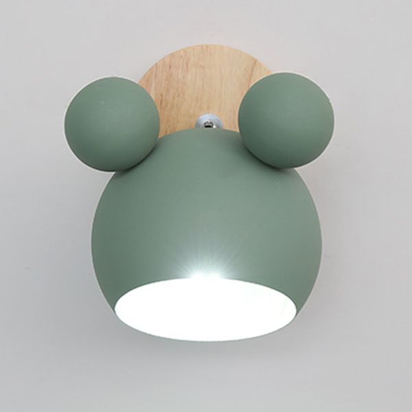 Modern Macron Wall Sponce One-Bulb Panda Wall Lights Lightsing para niños