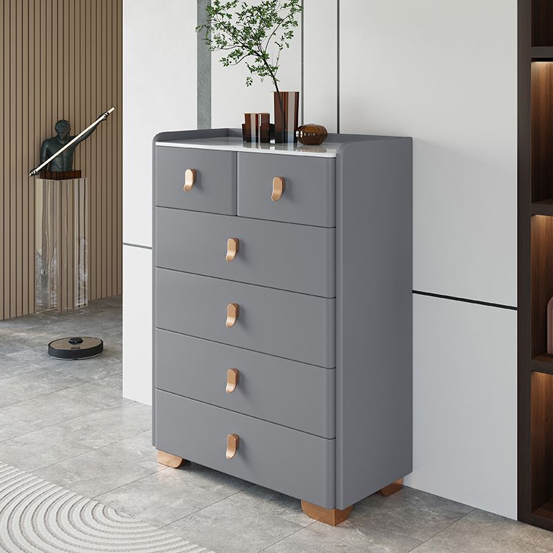 Stone Dresser Classic Glam Storage Chest Dresser with 4/5/6/7/8 Drawers