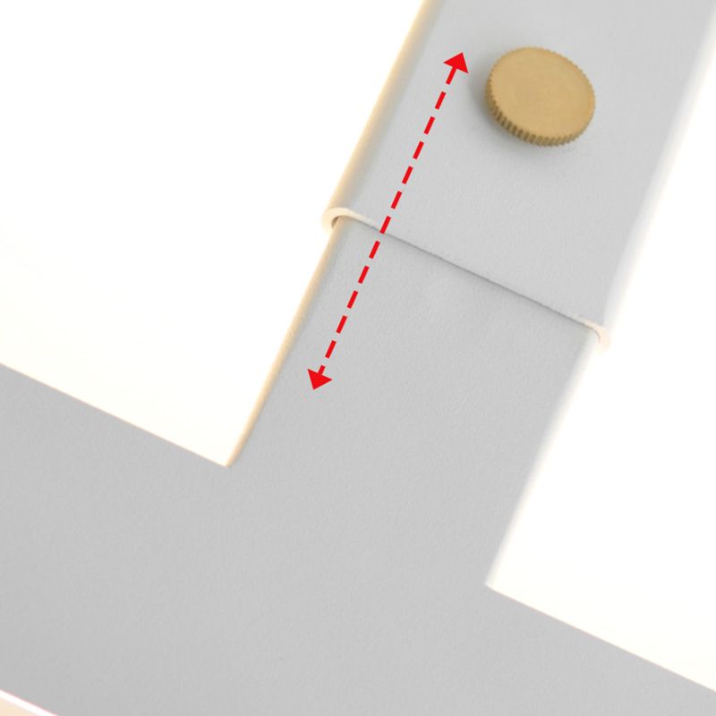 Moderne minimalistische LED -wandlamp Aluminium lineair verstelbaar wandlicht met acrylschaduw