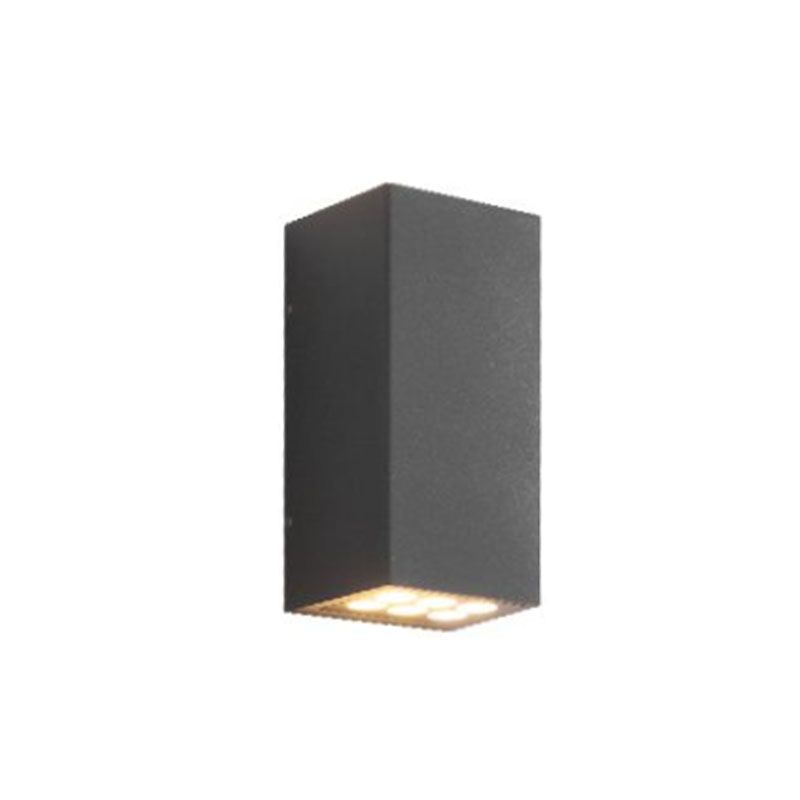 Moderne Metall 2-Licht-Wandhalterung Lampe schwarze Wandleuchten für Balkon
