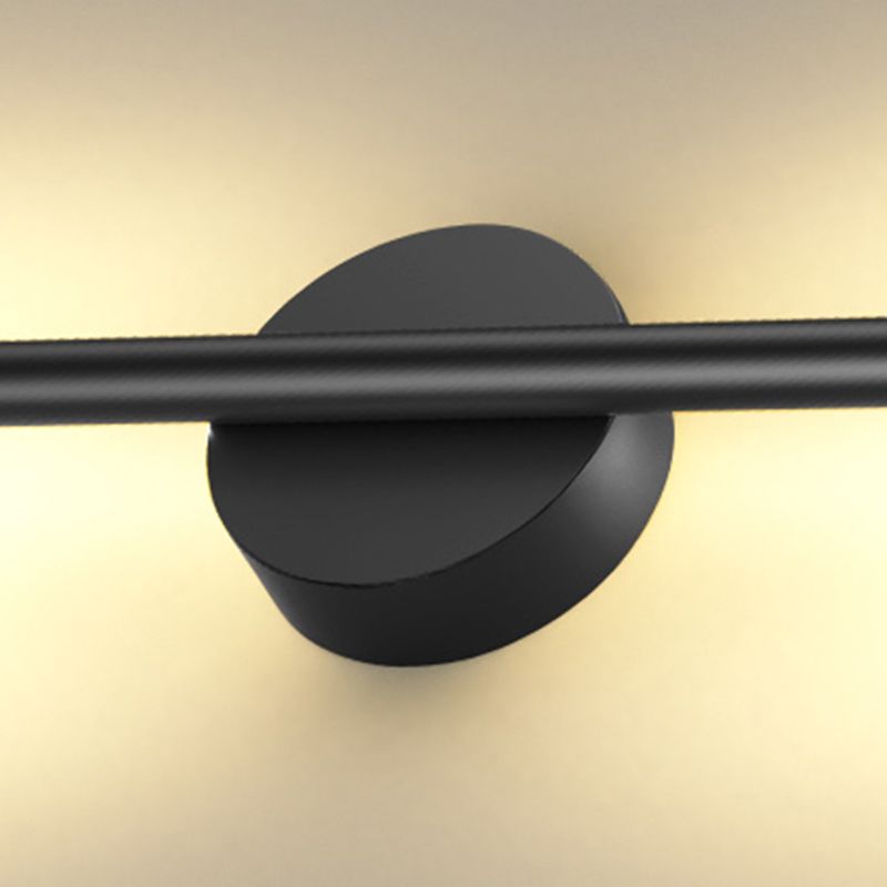 Metal Linear Shape Wall Mount Lighting Modern Style 2-Lights Wall Mounted Light Fixture