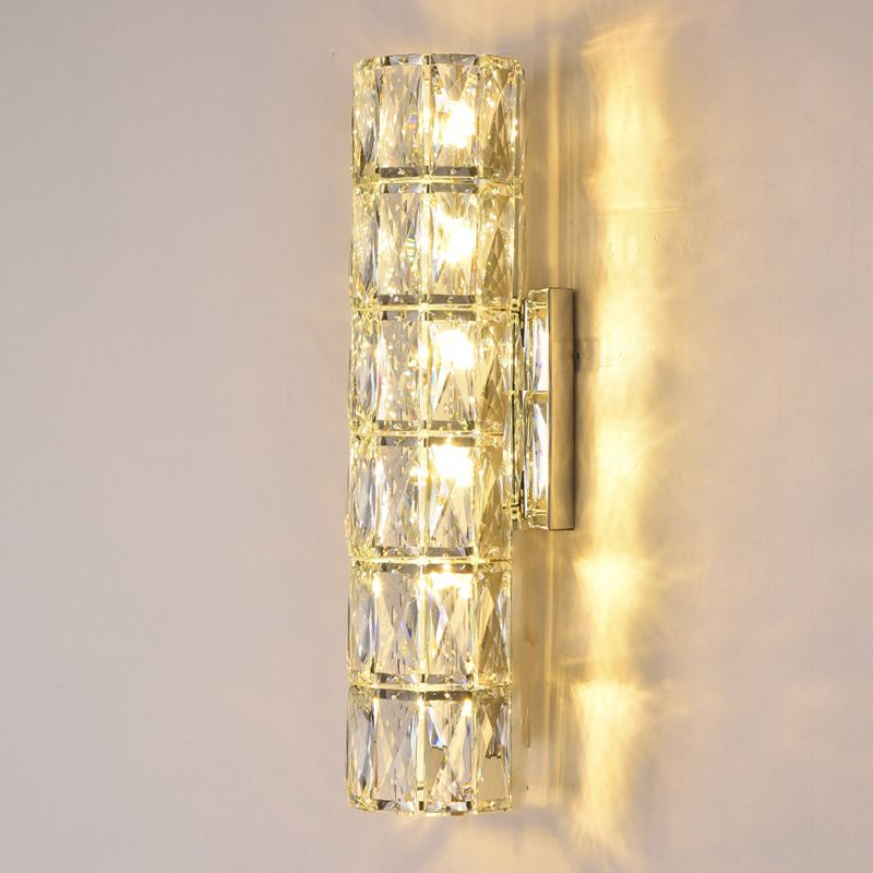 Post-Modern Wall Sconce Crystal Wall Light Fixture for Hallway