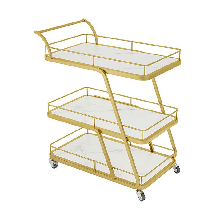 Rolling Contemporary Prep Table Metal Prep Table for Kitchen