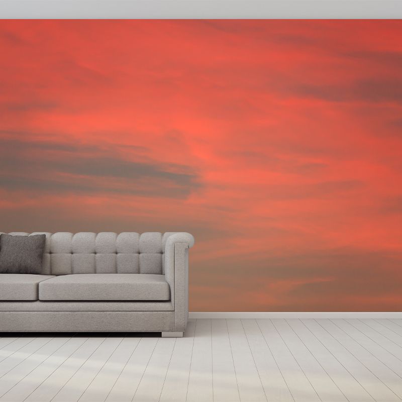 Sky Photo Mural Wallpaper Wall Art for Bar and Coffee Shop, Stain Resistant