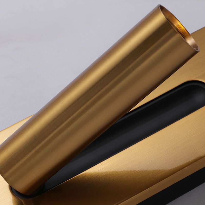 Modern Style Rectangle Shape Wall Lamp Metal 1 Light Sconces for Bedroom