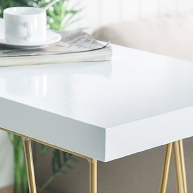 Glam Rectangle Bar Table 1/2/3 Pieces Solid Wood Counter Table with Upholstered Stools