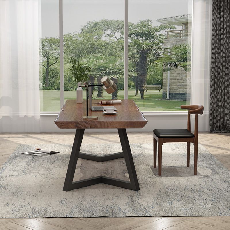 Industrial Style Rectangle Wood Table Set 1/2 Pieces Dining Set for Kitchen