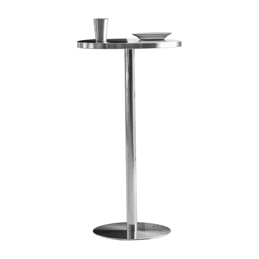 Industrial Style Pub Table Bar Height Metal Bar Table for Indoor