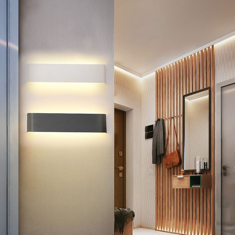 Moderne Einfachheit Rechteck Wandleuchte Acryl Wandleuchte Beleuchtung für Schlafzimmer