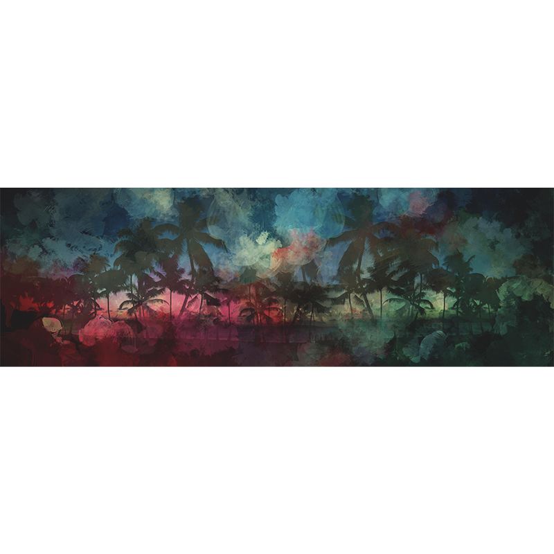 Mildew Resistant Tropical Plant Mural Decorative Wall Art for Decoration