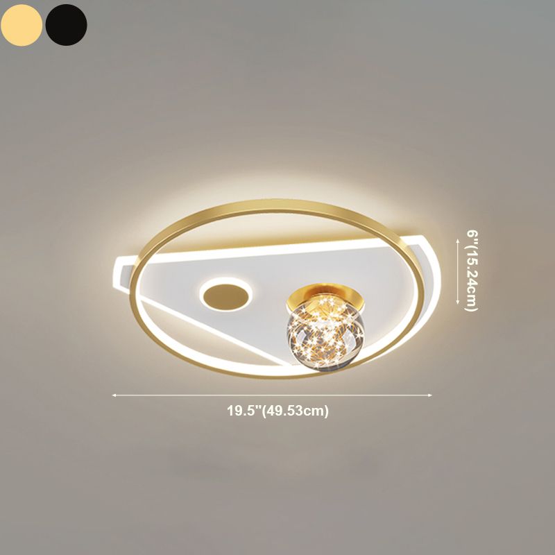 Gypsophila moderne plafondverlichting Metalen LED-plafondverlichtingsarmaturen voor inbouw