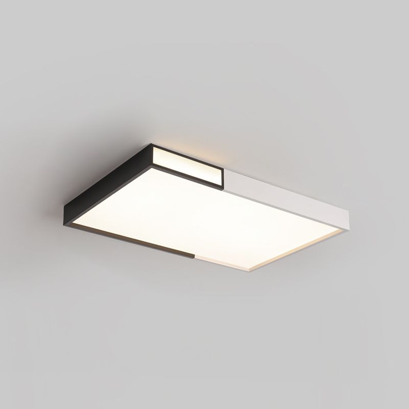 Contemporary Flush Mount Ceiling Lighting Fixture Geometry Shape LED Ceiling Light