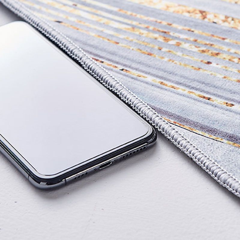 Contemporary Area Carpet Modern Abstract Pattern Rug Polyester Washable Carpet with Non-Slip Backing