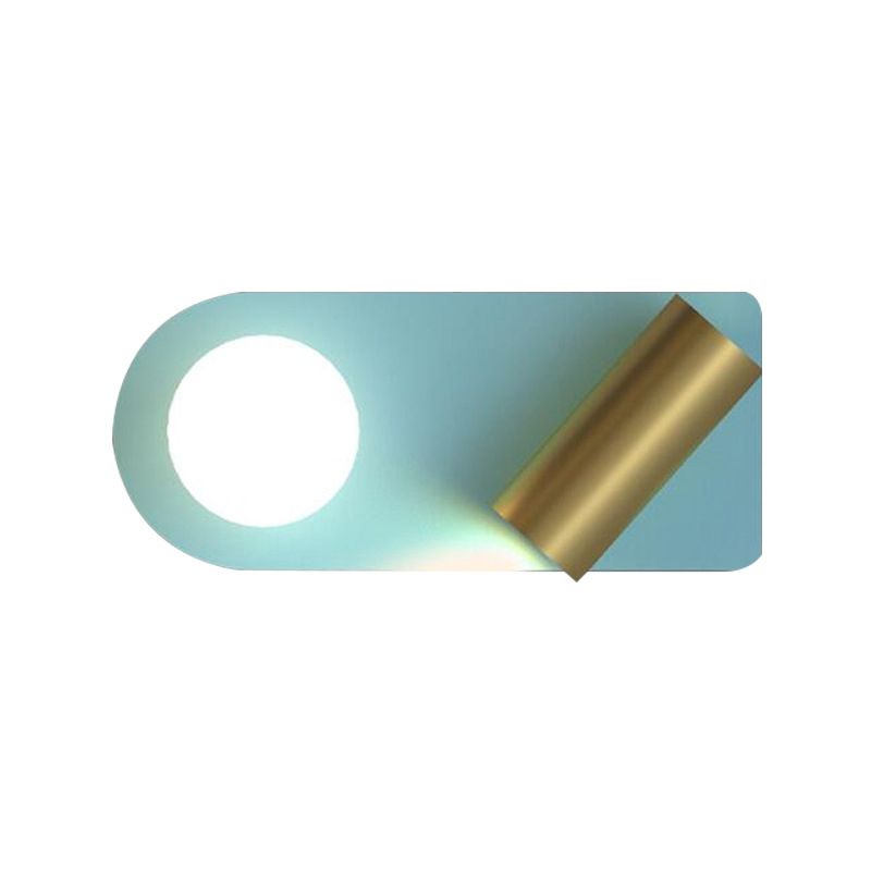 Geometric Wall Sconce Modern Metal 2 Lights Wall Mounted Lights