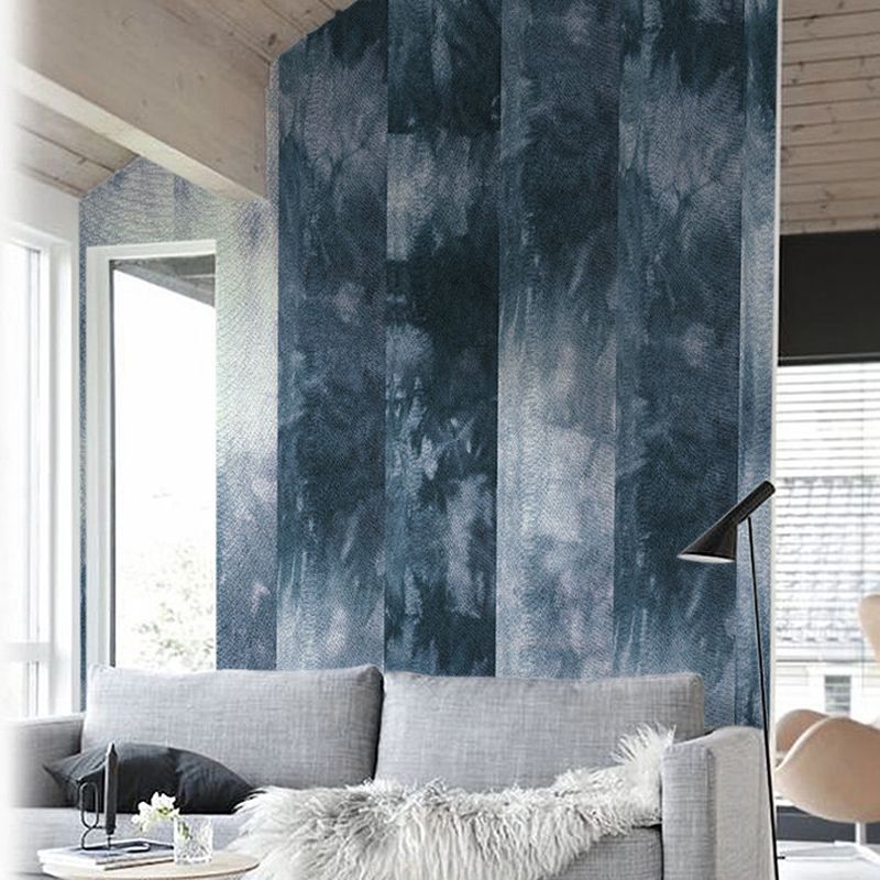 Illustration Watercolors of Stripe Mural Extra Large Wall Covering for Living Room, Made to Measure