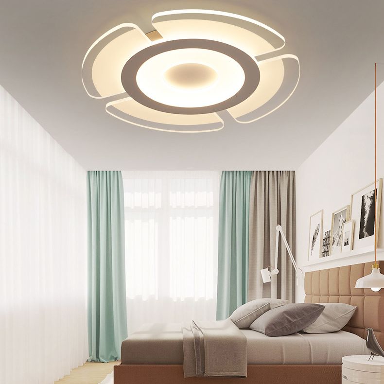 Simplicidad contemporánea LED TECHINE TODO ACRYLIC SHADE CREATIVO FIJA DE ILUMBACIÓN DE MONTAJE DE MONTAJE DE MONTAJE