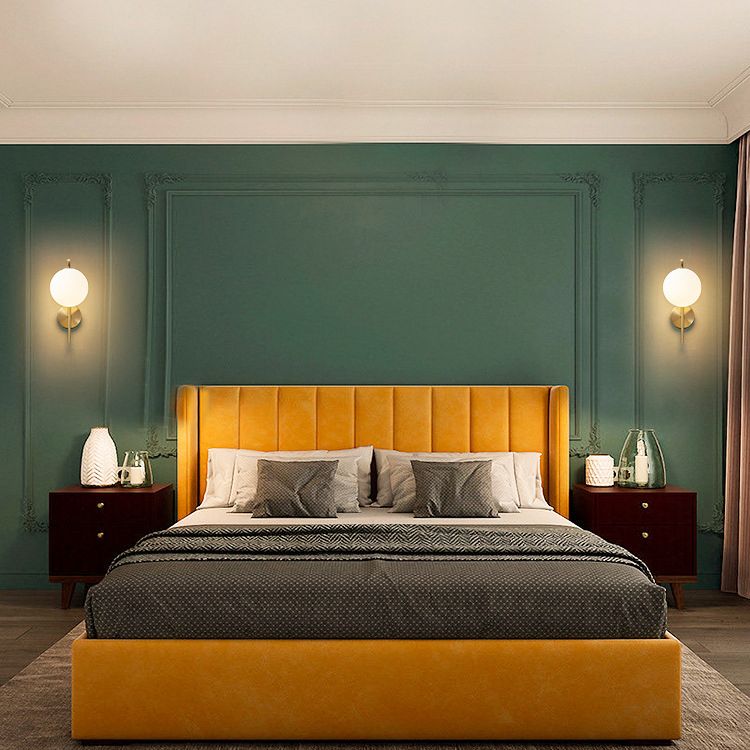 Zeitgenössische globale Wandmontagleuchte Milchglas Wandmontagelampe für das Restaurant