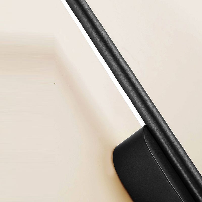 Iluminación de apliques de pared lineal de metal iluminación de pared LED simple montada en la pared