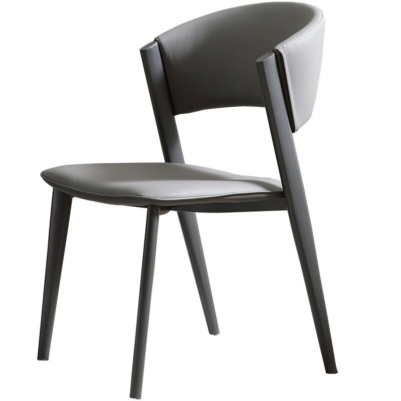 Contemporary Kitchen Dining Chairs Open Back Dining Side Chair