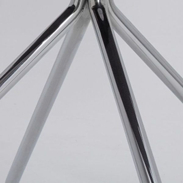 Silla lateral de plástico contemporánea Silla de comedor con respaldo sólido para restaurante