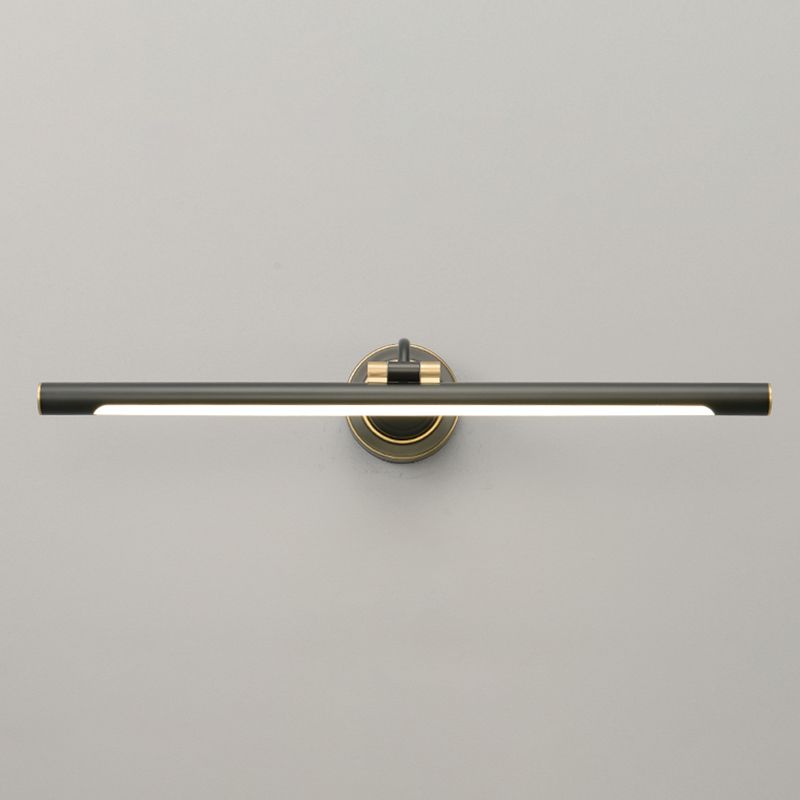 Metal Linear Shade Wall Sconce Modern Style Modern Single Mirror Specchio Apparecchiatura da parete