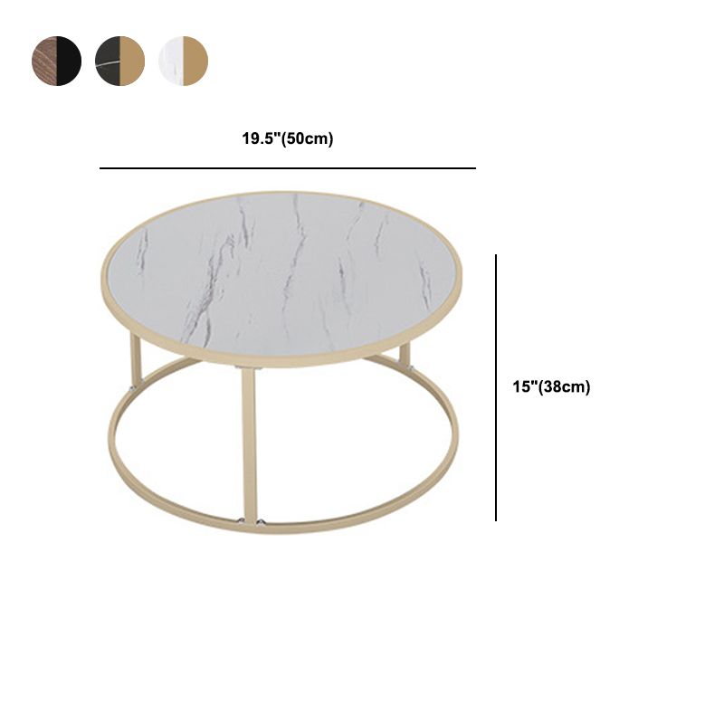 2 Piece Bunching Tables Solid Wood Coffee Table for Living Room