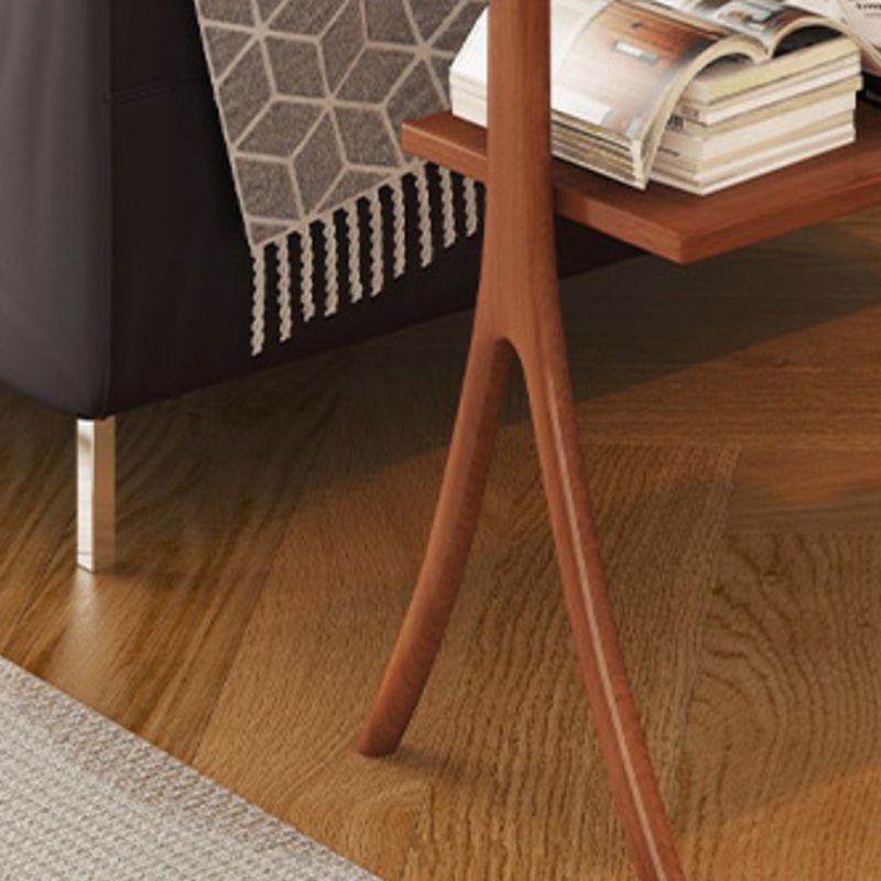 Modern Style Open Back Bookshelf Horizontal Bookcase with 2 Shelves