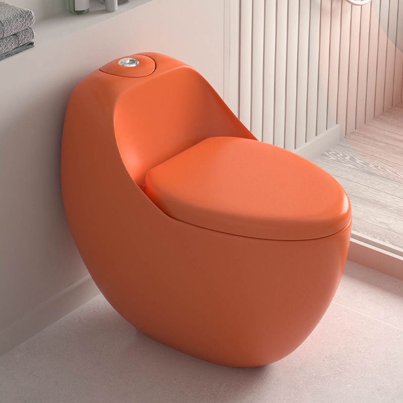 Siphon Jet Flush Toilet Floor Mounted All-In-One Urine Toilet