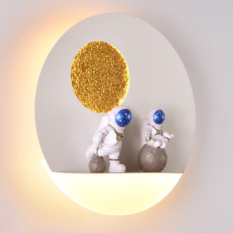 1 Light Geometric Wall Lighting Fixtures Modern Style Metal Wall Lights