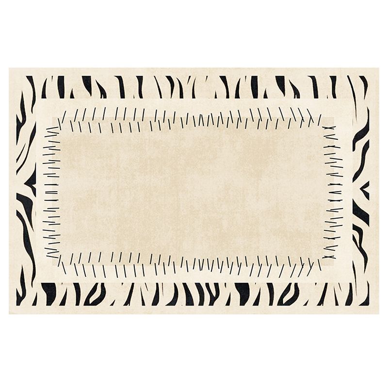 Wabi-Sabi Plain Rug Polyester Indoor Rug Non-Slip Carpet for Living Room and Bedroom