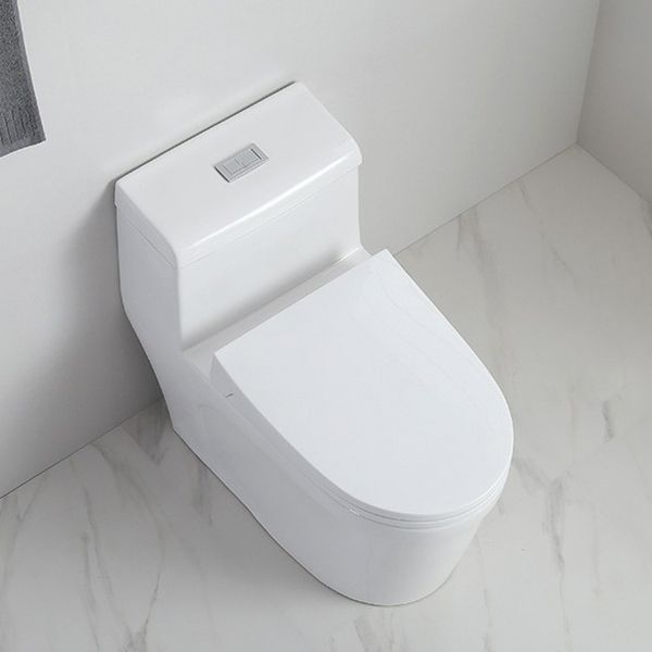 Traditional 1 Piece Flush Toilet Floor Mounted Urine Toilet for Bathroom