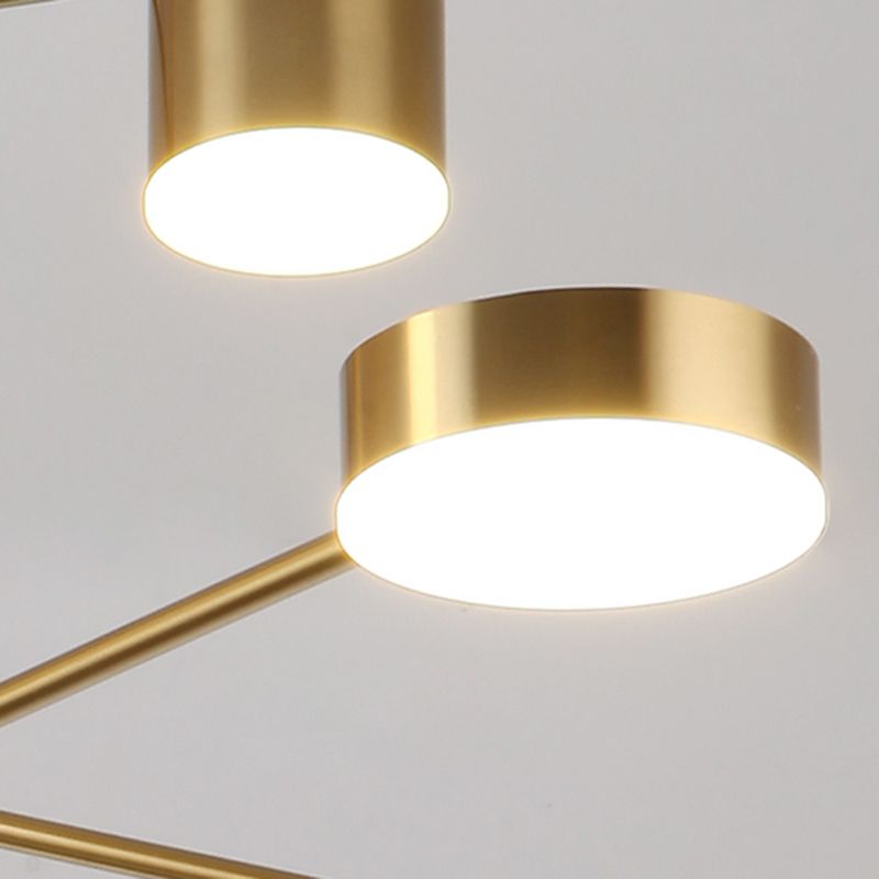 Moderne stijl cilindervorm hangsel kroonluchters metalen kroonluchter lichten