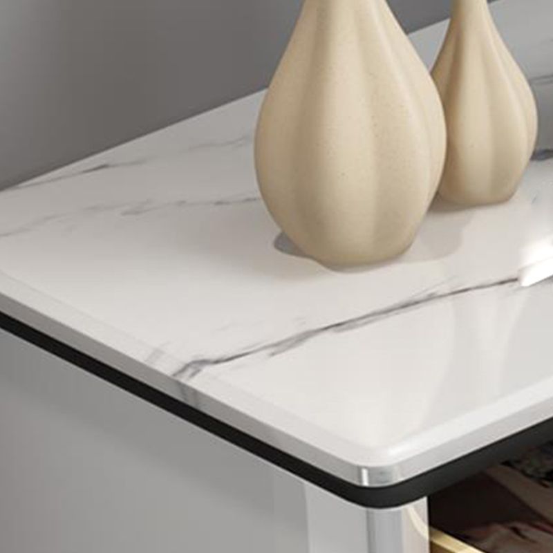 Contemporary Bedroom Storage Chest Stone Chest with Black Legs