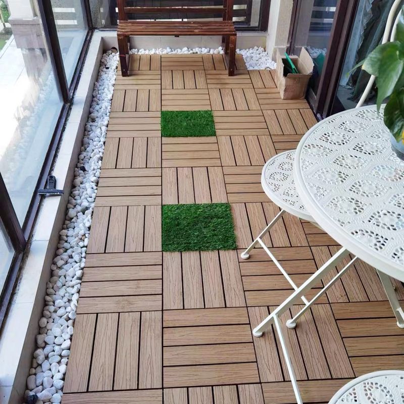 Interlocking Patio Flooring Tiles Composite Patio Flooring Tiles for Outdoor