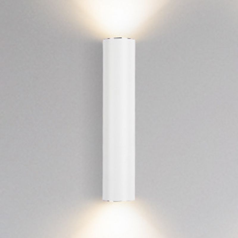 Cylinder Wall Mounted Lamps Modern Style Metal 2 Lights Wall Lighting Ideas